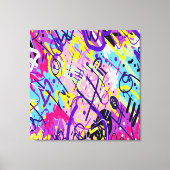 Breaking Free:抽象芸術・アート キャンバスプリント (正面)