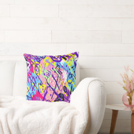 Breaking Free:抽象芸術・アート クッション