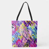 Breaking Free:抽象芸術・アート トートバッグ (正面)