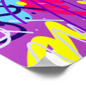 Breaking Free:抽象芸術・アート ポスター (角)