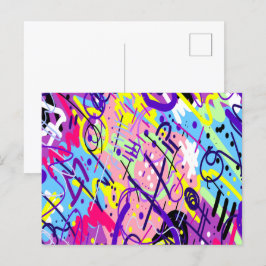 Breaking Free:抽象芸術・アート ポストカード