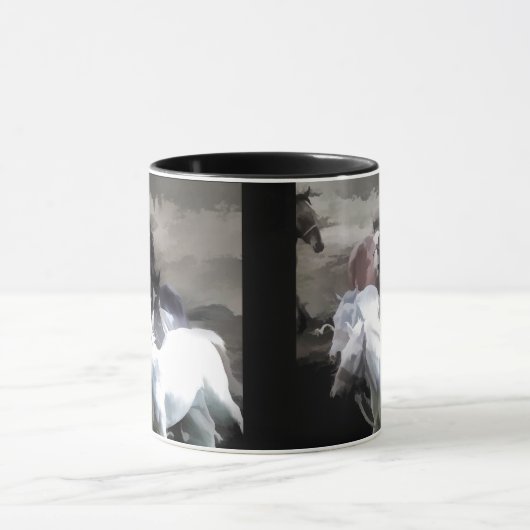 Breaking Free – 野生の馬 マグカップ (中央)