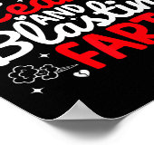 Breaking Hearts And Blasting Farts Valentine Funny ポスター (角)