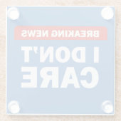 Breaking News ガラスコースター (裏面)