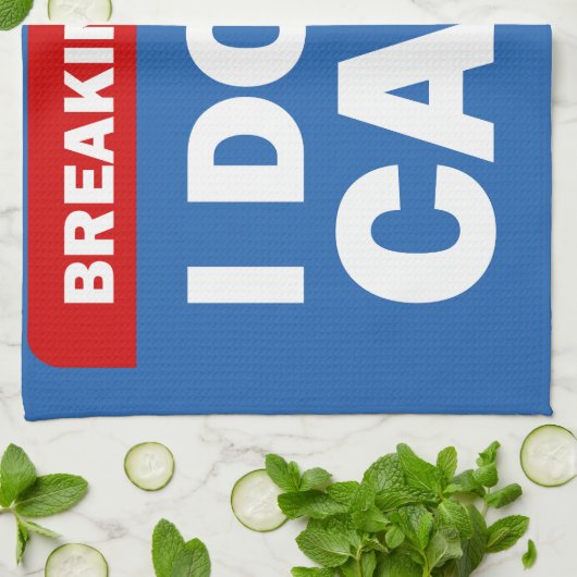 Breaking News キッチンタオル (折り畳み)