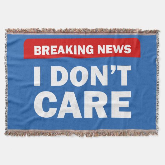 Breaking News スローブランケット (正面)