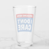 Breaking News タンブラーグラス (裏面)