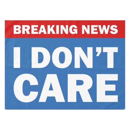 Breaking News テーブルクロス (正面(横))