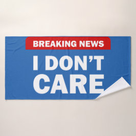 Breaking News バスタオル