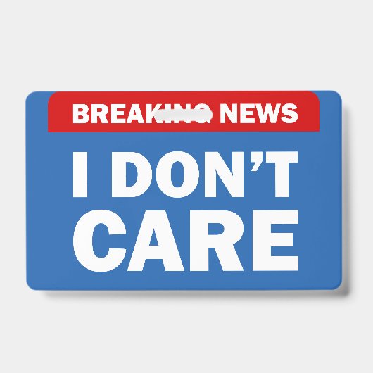 Breaking News バッジ (正面)