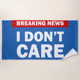 Breaking News ビーチタオル