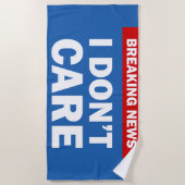 Breaking News ビーチタオル (正面)