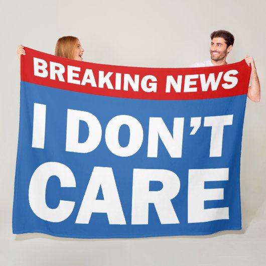 Breaking News フリースブランケット (インサイチュ)