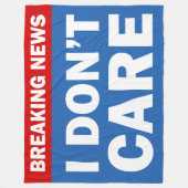 Breaking News フリースブランケット (正面)