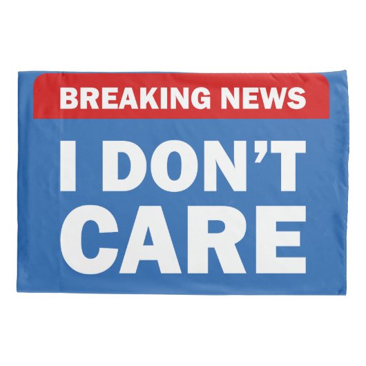 Breaking News 枕カバー (裏面)