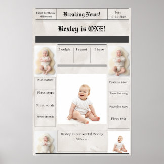 Breaking News First Milestones ポスター