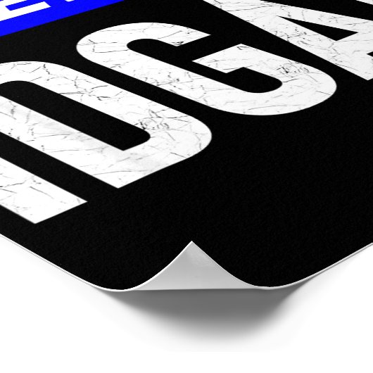 Breaking News I Don't Give A F-uck Idgaf Slang Sar ポスター (角)