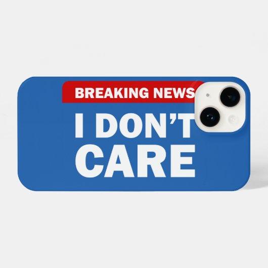 Breaking News iPhoneケース (裏面横)