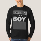 Breaking News It s a Boy Tシャツ (正面)