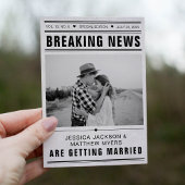 Breaking News Newspaper Template Photo Grunge