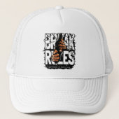 Breaking Rules Street Art Cap – Urban Rebel Style  キャップ (正面)