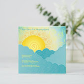 Breaking Sun Post 結婚's Brunch 招待状 (スタンド正面)