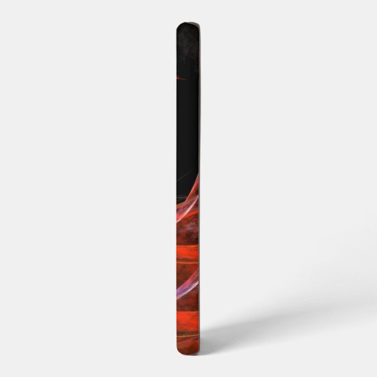 Breaking the Circle Vortex of Fire Abstract Art Samsung Galaxyケース (左側面)