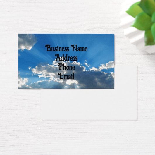 Breaking Through Cloud名刺 (デスク)