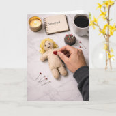 Breaking Up Is Hard To Do Detached Illustration カード (黄色い花)