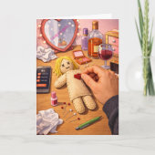 Breaking Up Is Hard To Do Unapologetic Illustratio カード (正面)