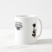 Breakthrough Panda – Cute 3D Wall Illusion Art コーヒーマグカップ (正面右)