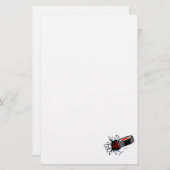 Breakthruのアイスホッケー用パック 便箋 (正面/裏面)