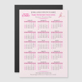 Breast Cancer Awareness 15-Month Ribbon Calendar (正面/裏面)