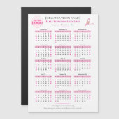Breast Cancer Awareness 15-Month W Ribbon Calendar (正面/裏面)