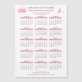 Breast Cancer Awareness 15-Month W Ribbon Calendar