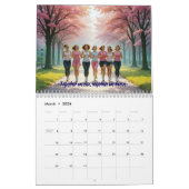 Breast Cancer Awareness Calendar 2026 カレンダー (3月 2026)