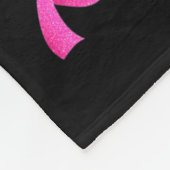 Breast Cancer Awareness Cheer For The Cure T-Shirt フリースブランケット (角)