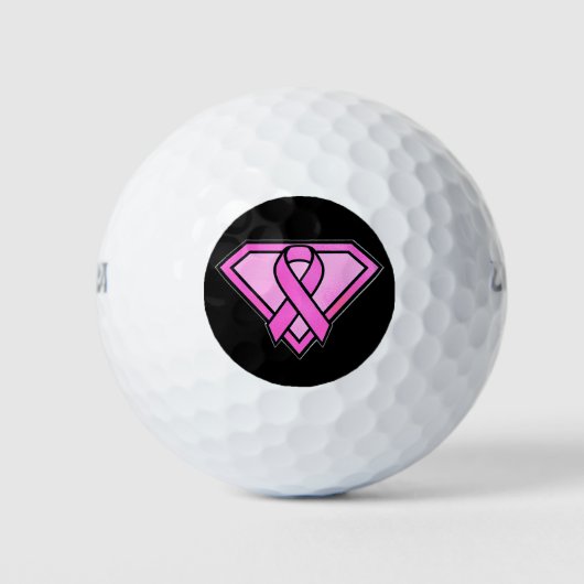 Breast Cancer Awareness Diamond Logo   ゴルフボール (正面)
