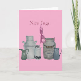 Breast cancer awareness greeting card カード