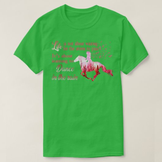 Breast Cancer Awareness Horse Ribbon Pink Gifts Wo Tシャツ (デザイン正面)