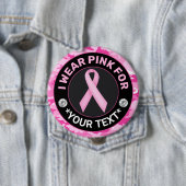 Breast Cancer Awareness I wear Pink for Camouflage 缶バッジ (インサイチュ)