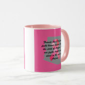Breast Cancer Awareness in Arizona coffee mug  マグカップ (正面右)