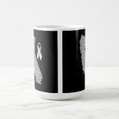 Breast Cancer Awareness in California コーヒーマグカップ (中央)