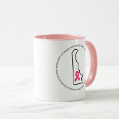 Breast Cancer Awareness in Delaware  マグカップ (正面右)