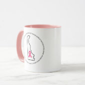 Breast Cancer Awareness in Delaware  マグカップ (正面左)