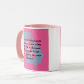 Breast Cancer Awareness in Georgia マグカップ (正面左)