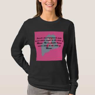 Breast Cancer Awareness in Maine T-shirt  Tシャツ