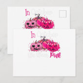 Breast Cancer Awareness In October We Wear Pink Pu ポストカード (正面/裏面)
