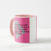 Breast Cancer Awareness in Rhode Island  マグカップ (正面左)