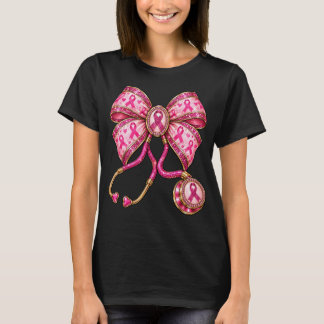 Breast Cancer Awareness Nurse In October We Wear Tシャツ